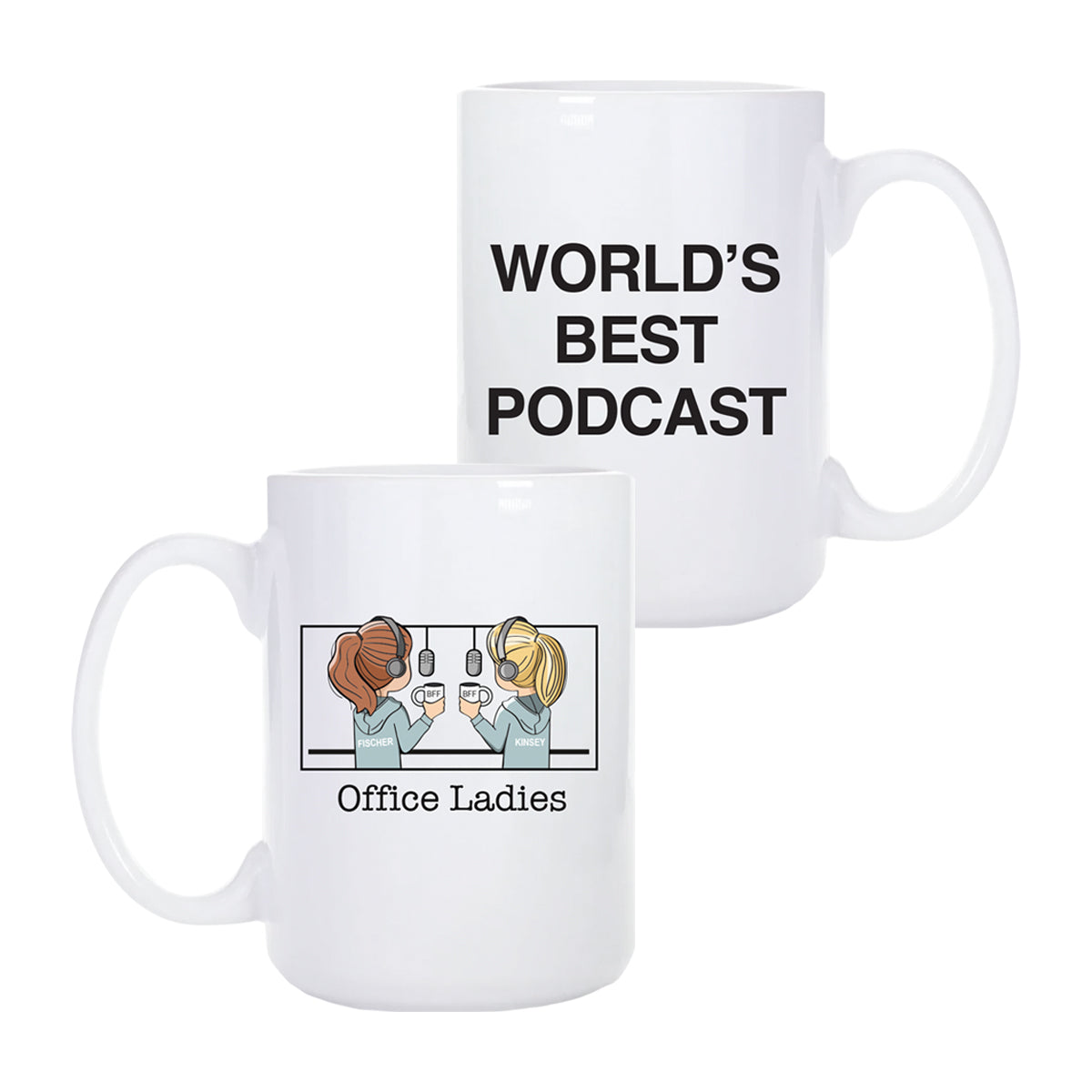 World's Best Podcast Mug (Oversized)