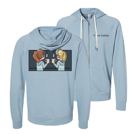 Office Ladies Classic Zip Up Hoodie