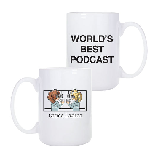World's Best Podcast Mug (Oversized)