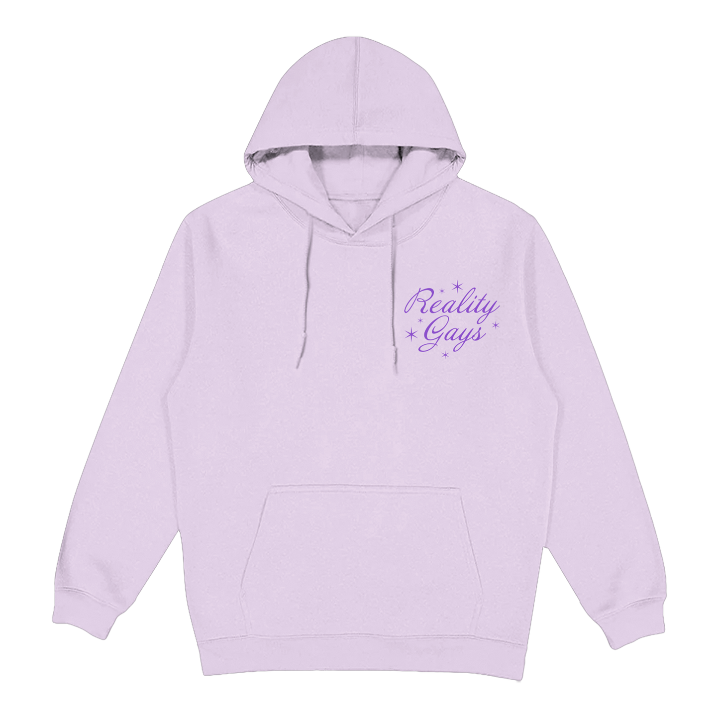 Puff Print Keep Going Queens Hoodie (Lilac)