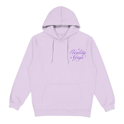 Puff Print Keep Going Queens Hoodie (Lilac)