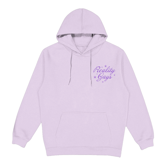 Puff Print Keep Going Queens Hoodie (Lilac)