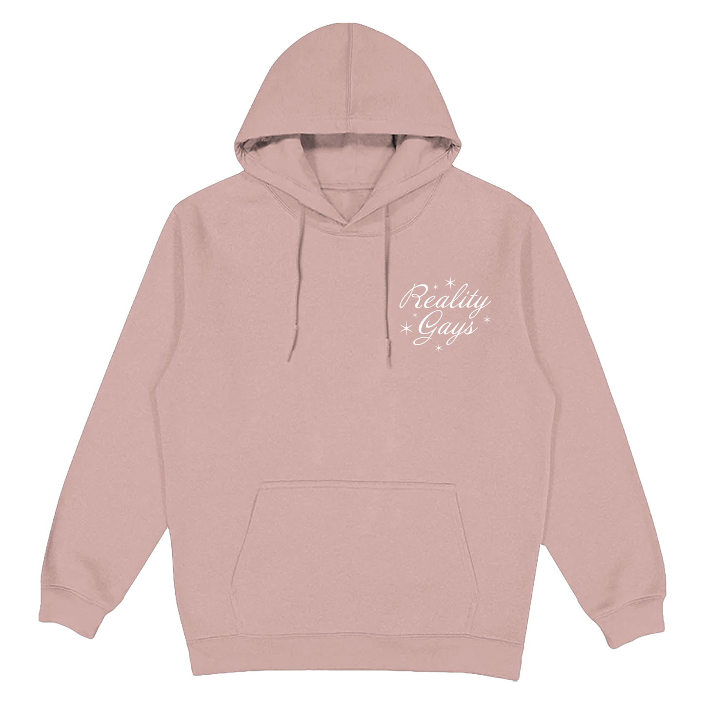 Puff Print Keep Going Queens Hoodie (Coral)