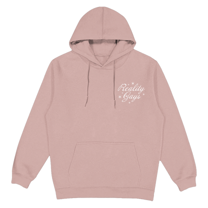 Puff Print Keep Going Queens Hoodie (Coral)