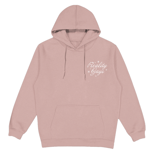Puff Print Keep Going Queens Hoodie (Coral)