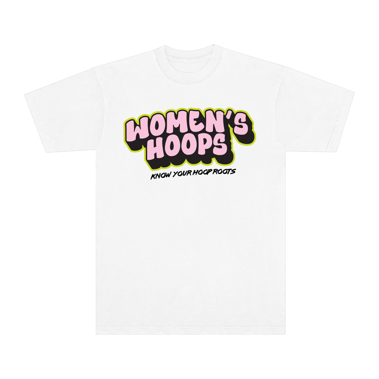 Women's Hoops Tee (White)