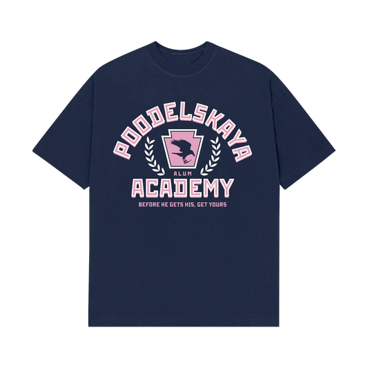 Poodleskaya Tee (Navy Blue)
